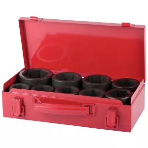 Krafthylsor 1" 9 Delar