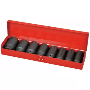 Krafthylsor 3/4" 9 Delar Långa