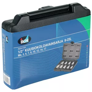Insexhylsor 1/2" 9St 4-17Mm