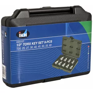 Torxhylsor 1/2" 9St T20-60