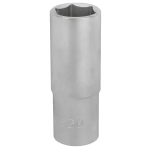 Lång Hylsa 6-Kant 76Mm 1/2" 20Mm