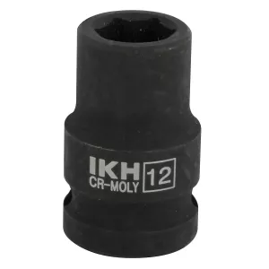 Krafthylsa 1/2" 12Mm