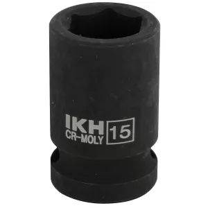 Krafthylsa 1/2" 15Mm