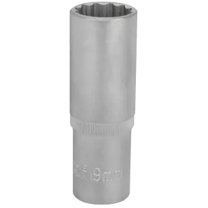 Hylsa 1/2"- 19Mm 12-Kant Lång