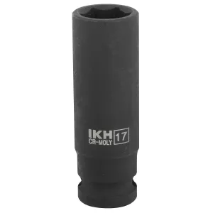 Krafthylsa 1/2" 17Mm Lång