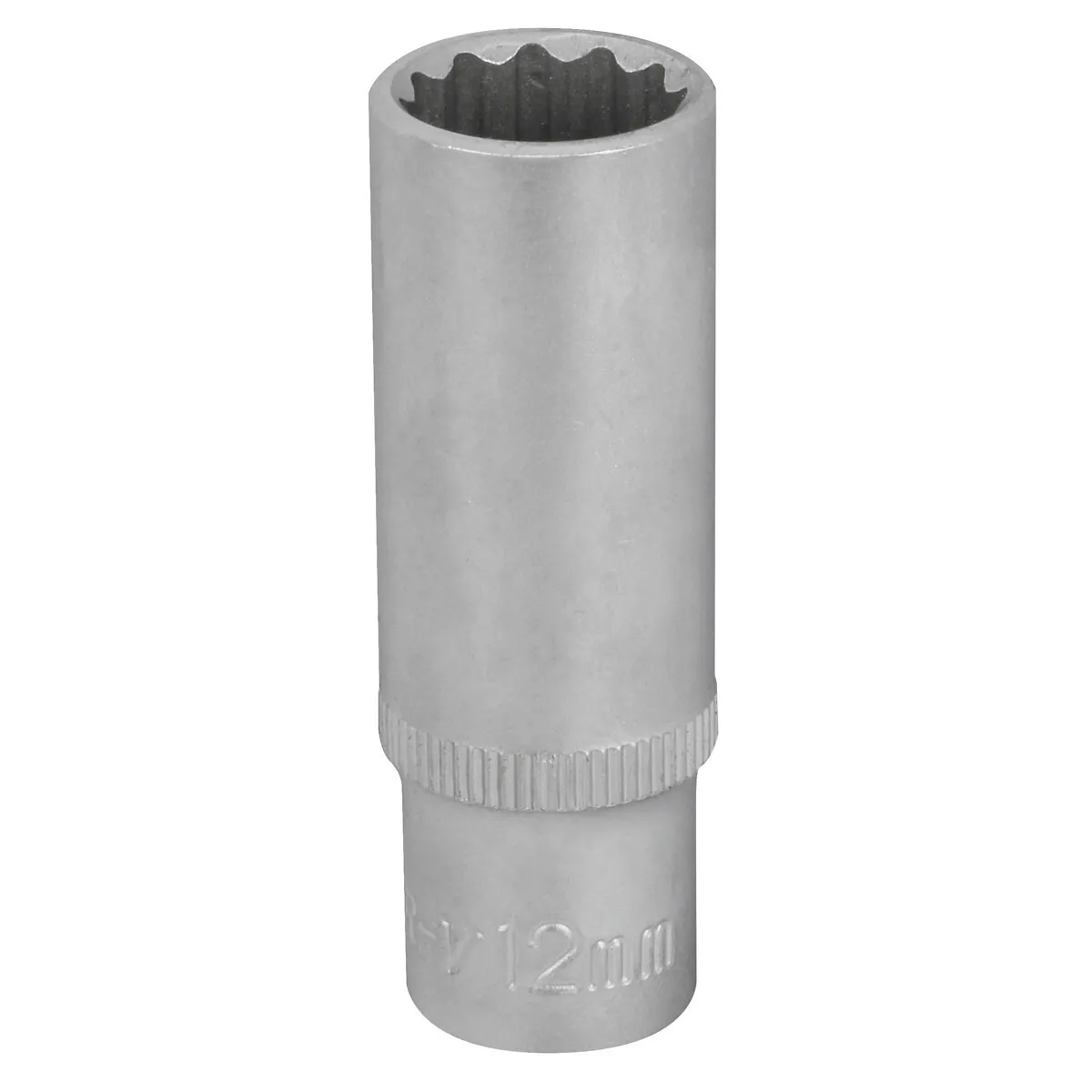 Hylsa 1/4" 12-Kant M12 Lång (50Mm)