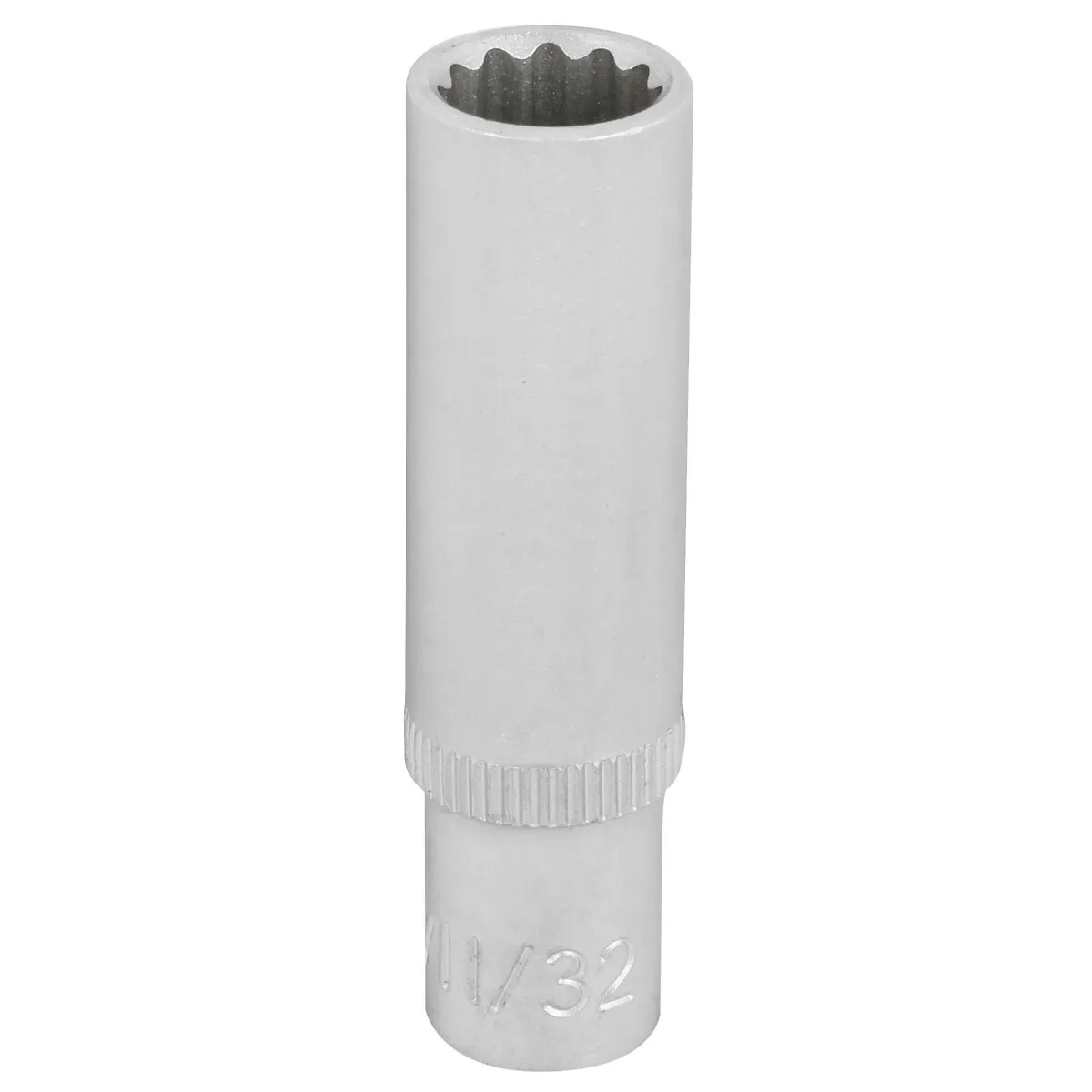 Hylsa 1/4" 12-Kant 11/32" Lång (50Mm)