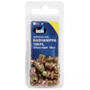 Smörjnippel 90 Grader 8Mmx1,0Mm 10St