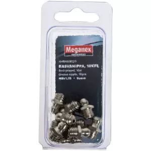 Smörjnippel Rak 8Mmx1,25Mm 10St