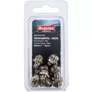 Smörjnippel Rak 10Mmx1,0Mm 10St
