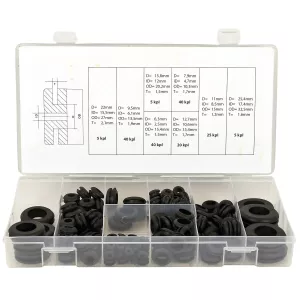 Gummigenomföringar 180 St