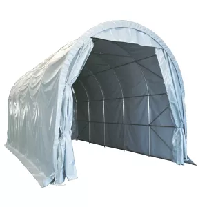 Presenning För Garagetält 450G/M2 Pvc Grå
