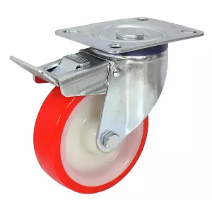 Länkhjul Broms/Svängbar 100Mm Uretan