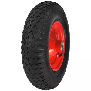 Skottkärrehjul 4,00-8 4Pr Metallfälg