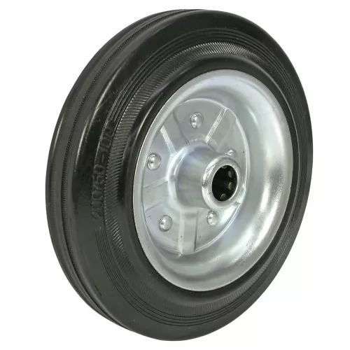 Hjul 200X50Mm Metal Centrum Svart