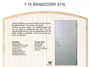 Dörr Y-TE Branddörr - Y-TE