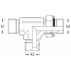 L-Koppling Bsp 1/4 Ställbar Utv-Utv-Utv