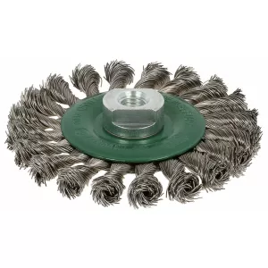 Tallriksborste 125X13 M14 0,5 Rostfritt Stål