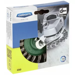 Tallriksborste 125X13 M14 0,5 Rostfritt Stål