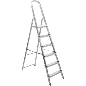 Hushållstege 6-Steg Alum. 1270Mm Alfa