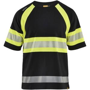 T-Shirt L 3637-1030-9933 Varselgul/Svart