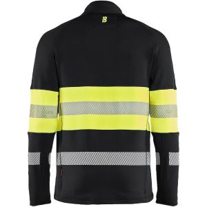 Fleece Jacka 3Xl 4712-2539-9933 Svart/Fl.Gul