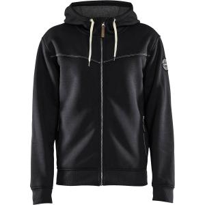 Pile Hoodie Med Hel Dragkedja S 4933-2514-9900 Sva