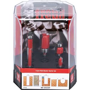 Frässtålsats 5Stk 1/4"