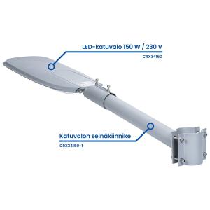 Led Gatlyjta 150W/230V 4500K 1,5M Kabel