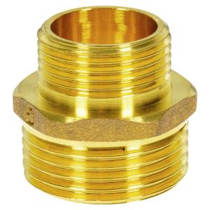 Övergångsnippel Reducerare 1"X3/4" Mässing 5St
