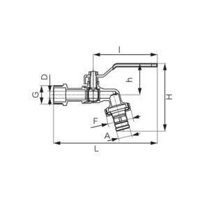 Avtappningskran 3/4" 10St