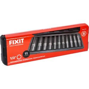 Krafthylsor 1/2" 12 Delar Långa