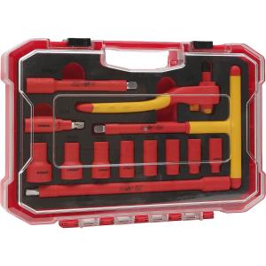 Hylsnyckelsats 3/8" 13-Delar Isolerad