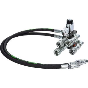 Hydraulik Extrauttag Sats 6/2 Ventil 3/8 50L