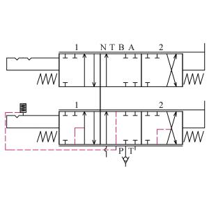 Monoblockventil Vedklyv 2 Spole 80L