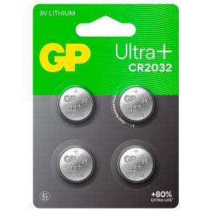 Knappcellsbatteri 3V Cr2032 Ultra Plus 4St