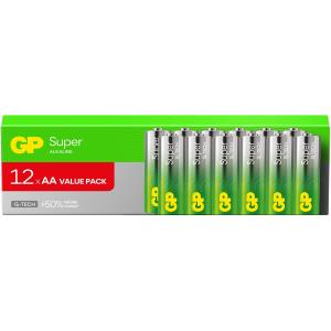 Batteri Aa/Lr06 Super Alkaline 12 St