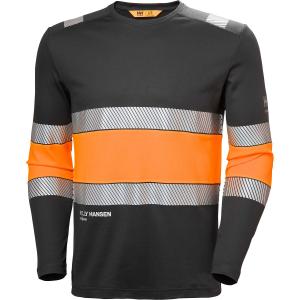 T-Shirt Lä 4Xl Tech Provis Varselorange/Ebony