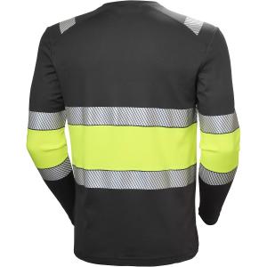 T-Shirt Lä S Tech Provis Varselgul/Ebony