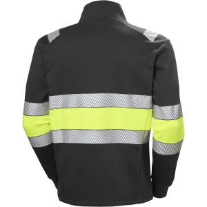 Tröja Med Hel Dragkedja L Provis Varselgul/Ebony