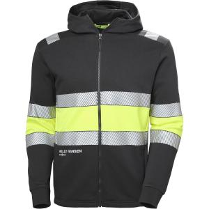 Hoodie Med Hel Dragk. 4Xl Tech Provis Varselgul/Eb