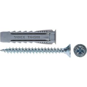 Nylonplugg 6X30Mm 100St Skruv