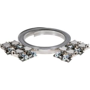 Slangklämmaroll 9,0X0,6Mm 3M + Slangklämmalås 8St