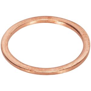 Koppar Bricka M17 21X1,5Mm 100St Din7603