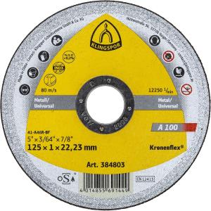 Kapskiva 125X1,0X22,2 A100