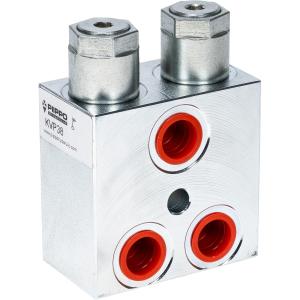 Dubbel Tryckbegränsningsventil 3/8 Med Inloppsvent