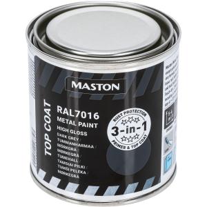 Metal Och Rostskyddfärg 250Ml Mörk Grå Ral7016