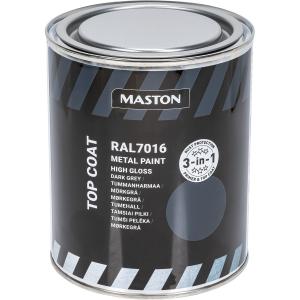 Metal Och Rostskyddfärg 750Ml Mörk Grå Ral7016