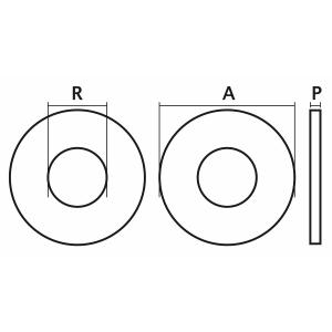 Planbricka M4 A4 10St  Din9021