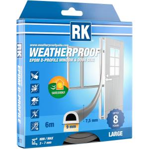 Fönster- Ja Dörrtätning D 6M Grå